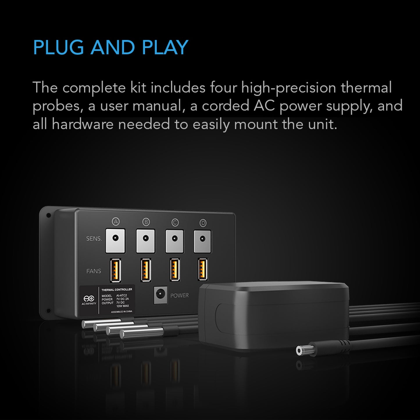 Controller 8, Intelligent Thermal Fan Controller, Multiple Zones