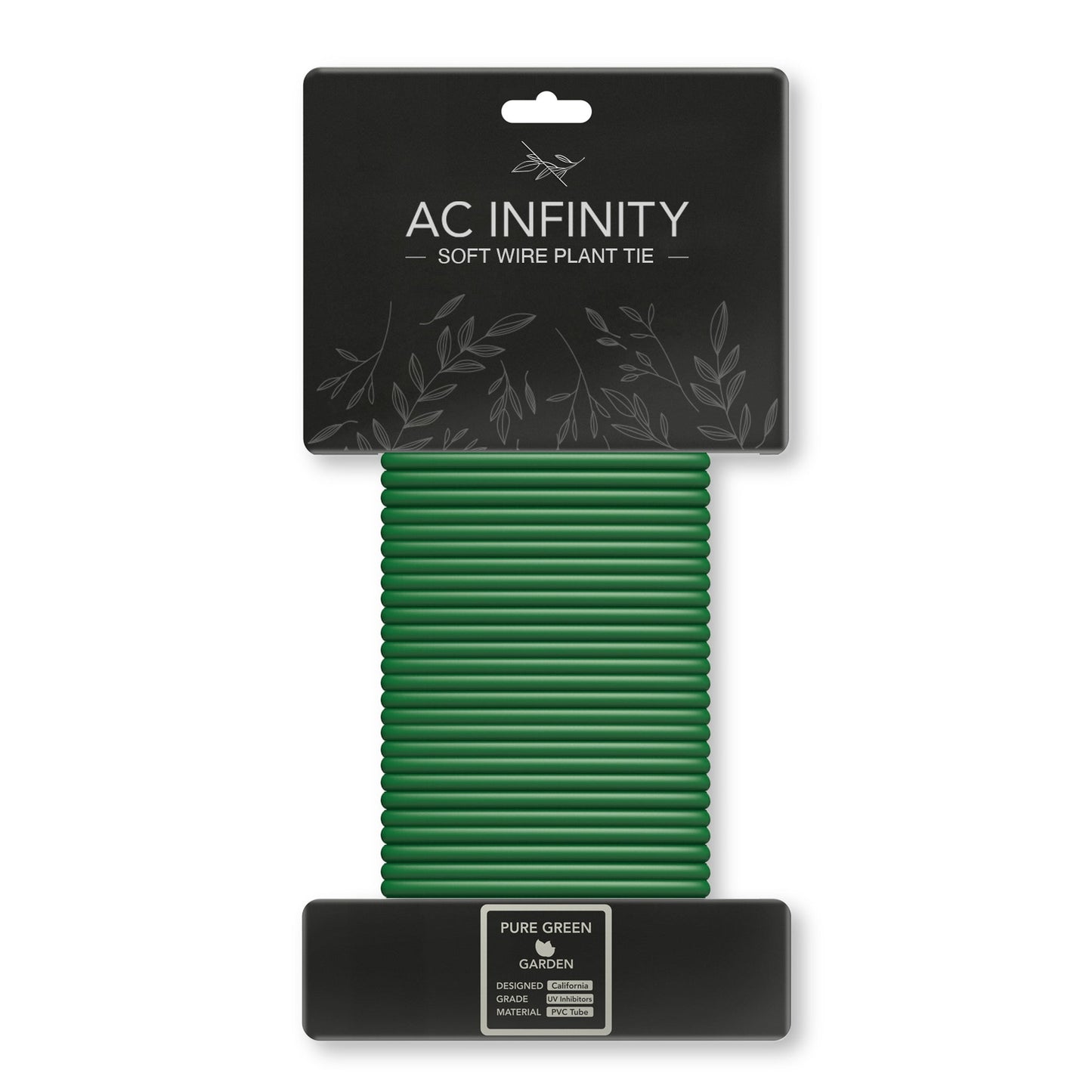 AC Infinity Heavy Duty Twist Ties, Thick Rubberized Texture, 10M