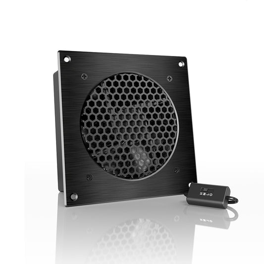 Airplate S3, Home Theatre and AV Quiet Cabinet Cooling Fan System, 6 Inch