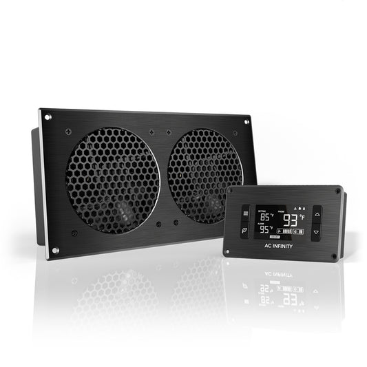 Airplate T7, Home Theater And Av Quiet Cabinet Cooling Fan System, 12 Inch
