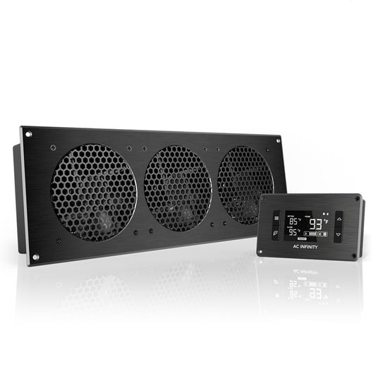 Airplate T9, Home Theatre and AV Quiet Cabinet Cooling Fan System, 18 Inch